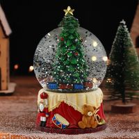 Christmas  Snow Globe Resin Glass  Christmas Tree  Desktop Decorations