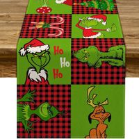 Christmas Table Runner Merry Christmas Winter Holiday Party Decoration Xmas Fireplace Kitchen Dining Room Home Decor 33*183CM