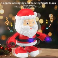 Twerking Santa Claus with Music, Singing and Dancing Animated Electric Christmas Toys for Kids, Moving Christmas Decorations