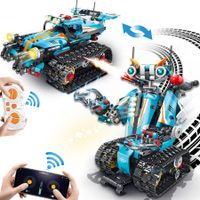 Remote APP Controlled Robot Building  Programmable Transforming Robotic Building Bricks Construction VehiclesBirthday Chirstmas Gifts