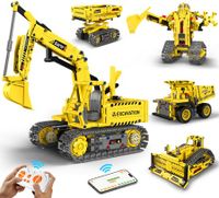 Excavator Robot Building Toys Remote & APP Control STEM Project Kits Learning Educational Building Kit Gifts for Kids Ages 12+(555 Pcs)