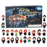 Magical Christmas Advent Calendar, 24 Days Christmas Magic Countdown Calendar with 24 Pcs Movie themed Action Figures Xmas Set for Kids fans