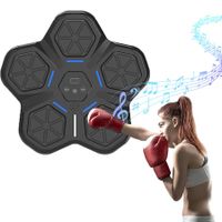 Music Boxing Machine for Kids Age , Music Boxing Machine with Gloves, Wall Mounted Smart Music Boxing Machine for Home, Indoor and Gym