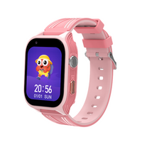 4G Smart Watch Kids Phone Watch Calling SOS Texting WIFI Music Games   Camera Alarm Video Calculator Support GPS  Boys Girls  Pink