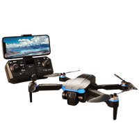 4K Camera RC Drone Alerts Out-of-Range Low Battery  Dual Batteries   2.4G WiFi  Brushless Motors Altitude Hold Stable Flight App Control