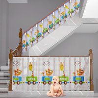 3m*0.9m Child Safety Rail Net for Balcony, Patios, Railing and Stairs. Security Guards for Kids/Pet/Toy Both Indoors and Outdoor  Sturdy Mesh