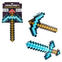 Minecraft Sword and Pickaxe Set, Kid Sized Wearable Accessory for Role Play and Costumes