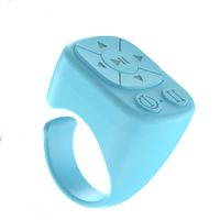 TikTok Scrolling Ring, Remote Control for TikTok, Bluetooth Page Turner Ring Scroller for iPhone iPad, iOS Android Phone Compatible, Blue