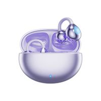 Language Translation Earbuds, 3-in-1 Free-Clip Translator Earbuds, 144-language Real-time Two-Way Translation Device, for Travel & Business, Purple