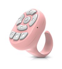 Tiktok Scrolling Ring with Finger Scroller,Bluetooth Page Turner for Kindle App,Scrolling Ring for iPhone,iPad,iOS,Android (Pink)