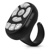 Tiktok Scrolling Ring with Finger Scroller,Bluetooth Page Turner for Kindle App,Scrolling Ring for iPhone,iPad,iOS,Android (Black)