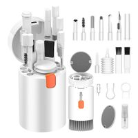 20 in 1 Multifunctional Cleaner Kit for Electronic Devices, Keyboard Cleaning Brush, Multi-Tool for Cleaning Laptop, Keyboard, Earbuds (White)