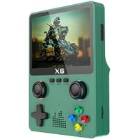 Retroblast 20000 Console,Retroblast Gaming Console,3.5In Retroblast Console Handheld,640x480 Resolution,Type-C Quick Retro Handheld Game Console (Green)