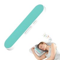 Bone Conduction Pillow Speaker for Sleep Travel Bluetooth Sleep Bar Pillow Speaker for Side Sleeper with Timer,Volume (No TF Card, Blue)