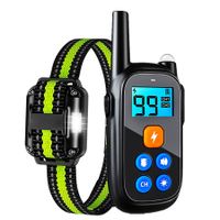 Dog Shock Collar with Remote Control, 3000Ft Range Waterproof IP67 Dog Training Collar for Small Medium Large Dogs with Flash Light