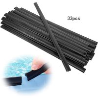 33Pcs Coping Strips for Overlap Above Ground Pool Liners, Easy to Install Swimming Pools Liner Lock Clip Replacement for 18ft 21ft Round Pool