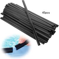 45Pcs Coping Strips for Overlap Above Ground Pool Liners, Easy to Install Swimming Pools Liner Lock Clip Replacement for 27ft 28ft Round Pool