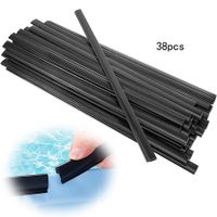 38Pcs Coping Strips for Overlap Above Ground Pool Liners, Easy to Install Swimming Pools Liner Lock Clip Replacement for 24ft Round Pool