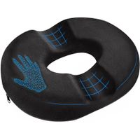 Donut Pillow for Hemorrhoid,Non-Slip Donut Cushion Help Relieve Discomfort from Hemorrhoids,Surgery,and Postpartum,Ideal for Seat Cushions (Black)