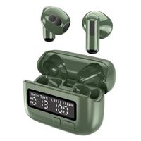 Wireless Earbuds Earphone , Retro ENC Noise Reduction Stereo Sound 5.2 with LED Power Display, For Sports Game (Green)