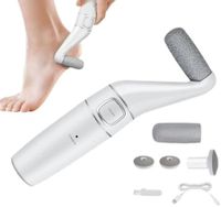 Electric Callus Remover,Pedicure Foot Care and Manicure Callus Rasp,USB Rechargeable Callus Remover with 5 Replacement Rollers