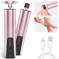 Electric Foot Callus Remover,2 in 1 Electric Foot File Nail Grinder Rechargeable Foot Sander Pedicure Tools for Feet Dead Skin(Pink-1 Pack)