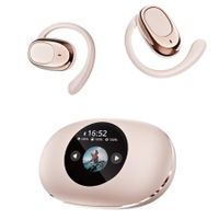 Wireless Earbuds, Bluetooth 5.4 Headphones in Ear buds, HiFi Stereo Wireless Earphones with IP7 Waterproof, LED Display (Pink)