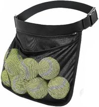 Adjustable Tennis Ball Band Holder,Pickleball Waist Pouch Holder,Can Packing 8-10 Tennis or Pickleball,For Tennis,Cycling,Golf