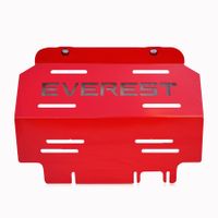 3mm Steel Red Bash Plate Front Sump Guard for Ford Everest 2012-Onward