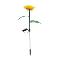 Solar Sunflower Lamp Warm Light with Flashing Outdoor Garden & Balcony Decoration Simulated Sunflower Night Light