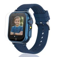 Kids Smart Watch with 26 Games Camera Video Recorder Player,Pedometer,Birthday Learning Toys Gifts for 4-10 Years Children(Blue)