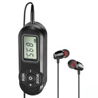 Personal FM Walkman Radio,Mini Digital Tuning Portable Radio with Headphones Belt Clip LCD Display,Pocket Radio,Upgrade Volume Control