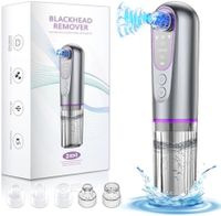 Electric Blackhead Remover,Pore Cleaner,Blackhead Remover,Vacuum Suction Blackhead Pimple Suction Pore Cleaner with 5 Heads