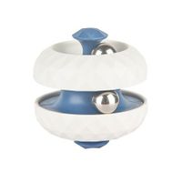 White Unique Orbit Ball Toy Spinning Toy Novelty Track Pinball Finger Spinner Creative Decompression Toys Puzzle Games as Stress Relief Gifts