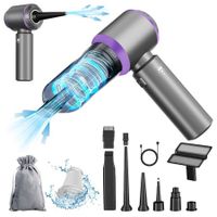 Car Vacuum Cleaner,Handheld Cordless Vacuum Cleaner For Car,4-in-1 16000PA High Power Portable Rechargeable Cleaner with Brushless Motor-Purple