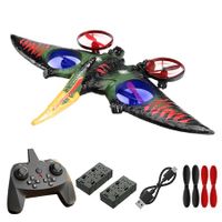 Pterodactyl Toys Drone,Easy to Fly Dragon Remote Controlled Aircraft,Flying Toys Birthday Gifts,Hobby RC Plane (Green)