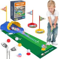 Kids Golf Set for 3 4 5 6 7 Years Old Boys Girls, Toddler Golf Clubs Set with Automatic Ball Returner