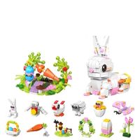 Easter Egg Decorator Kit Bunny Easter Egg Decorating Spinner Coloring Kit with Colorful Quick Drying Markers Easter Gifts for Kids