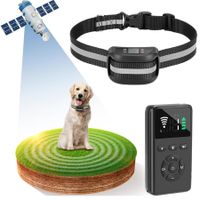 2in1 Wireless GPS Dog Fence with Remote Control Training Rechargeable Collar Pet Containment System