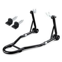 Rear Motorcycle Stand Paddock 500kg Motorbike Carrier Sport Dirt Bike Back Wheel Lift Swingarm Fork Heavy Duty Steel for Suzuki Yamaha Honda Kawasaki