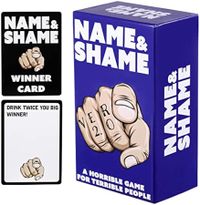 Name Shame Drinking Card Games For Party Card Games For Friends And Family,Party Games For Game Night