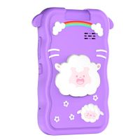 Purple Children Mini Mobile Phone Camera Dual Camera Multi Function Photo & Video Sticker Camera(No Memory Card Included)