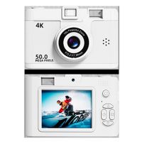 White 50MP 32G WiFi Children Camera Photo Video AF Autofocus 16x Digital Zoom Built in Fill Light