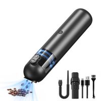 Handheld Vacuum Cordless,Car Vacuum Portable Cordless Lightweight with Strong Suction, Portable Mini Vacuum for Home/Car/Office, Black