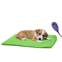 Dogs Cats Electric Heating Pet Bed Blanket Thermal Mat Protection Temperature Display 40cm x30cm