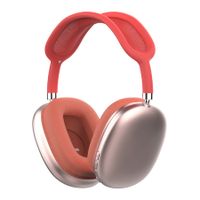 Wireless Bluetooth Headphones,Stereo Headsets,Rechargeable Earphones with Voice Chat Function and Call,Soft Cushion Headset Long Playtime Color Red