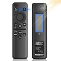 BN59-01432A Solar Voice Remote Replacement for Samsung TV Remote with Bluetooth Rechargeable Solar Cell,Compatible with Samsung TV - Black