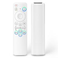 BN59-01455A Rechargeable Voice Remote for Samsung TV Remote Control Replacement Compatible with Samsung Smart Frame Curved QLED TVs - White