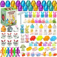 20 Golden Eggs 1 Hammer Easter Fun Toy Set 99 Easter Party Favor Kids Activity Interactive Game Sensory Toy Creative Playtime Gift for 3+