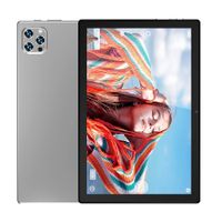 Android 13 Tablet 10.1 Inch 8+256GB IPS HD Screen Bluetooth 24+48MP Dual Camera 4G WiFi Color Grey